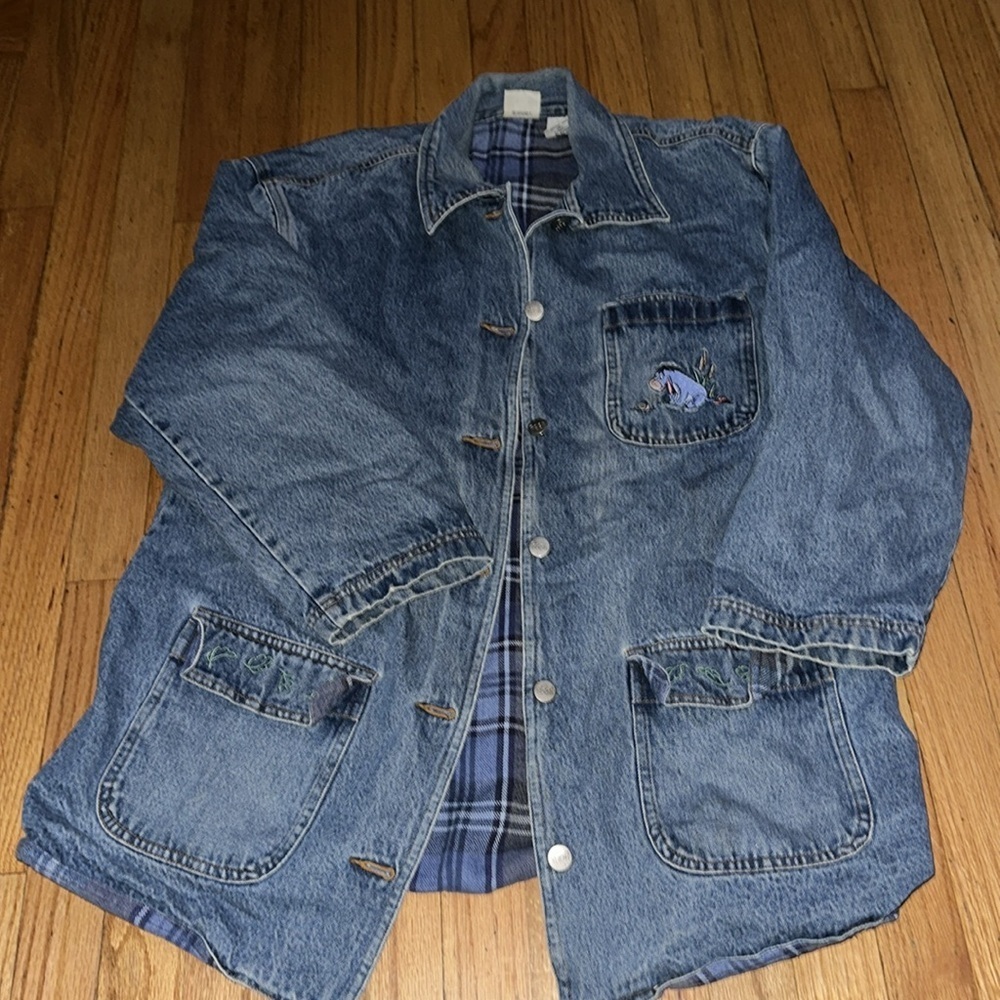 Vintage Disney Catalog Blue Denim lined Jacket- Winnie the Pooh - Picture 11 of 11
